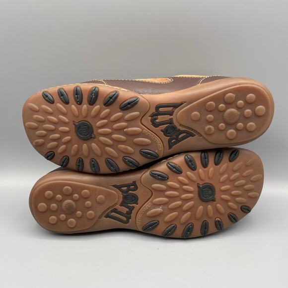 BOC Oxford Sneakers Womens Size 7.5 Brown Leather Comfort Shoes Y2K Bowling - Picture 10 of 10